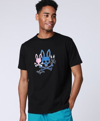 グラデーションBUNNY 　エンブロイダリーTシャツ
