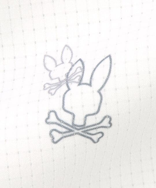 [GOLF] DotAirアウトライン2BUNNY 総柄ポロシャツ