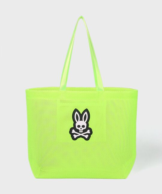 ラバーBUNNYロゴ メッシュトートバッグ