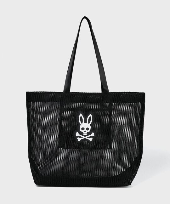 ラバーBUNNYロゴ メッシュトートバッグ