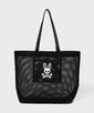 ラバーBUNNYロゴ メッシュトートバッグ