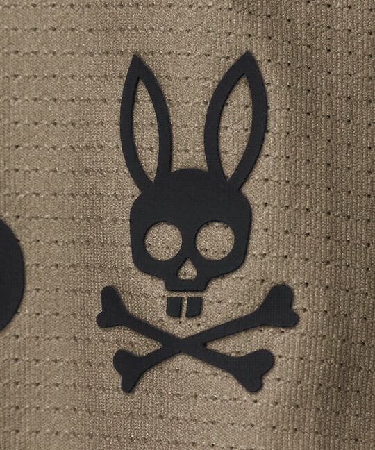 [GOLF]メッシュ調リラックス ラグランハーフブルゾン