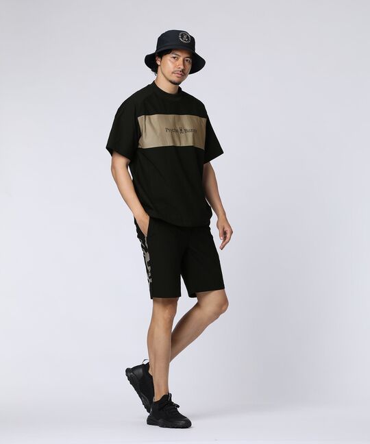 [GOLF]メッシュ調リラックス ストレッチショートパンツ