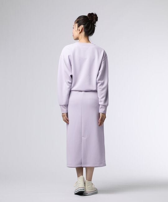 [WOMEN]クルーネックロングワンピース