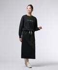 [WOMEN]クルーネックロングワンピース