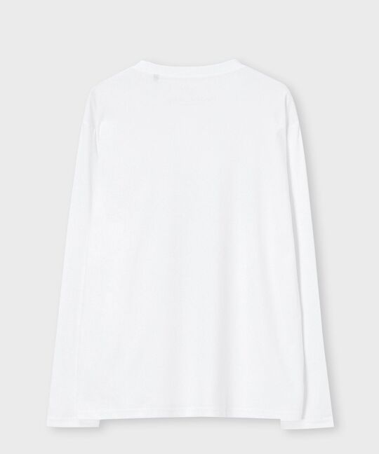 4BUNNY シルケットスムース ヘンリーネック ロングスリーブTシャツ