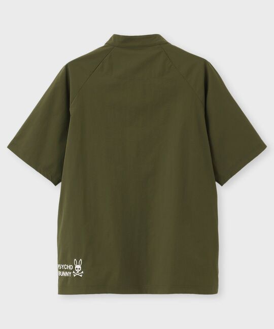 [WEB限定] リラックスフィットビッグバニーロゴ モックネックTシャツ