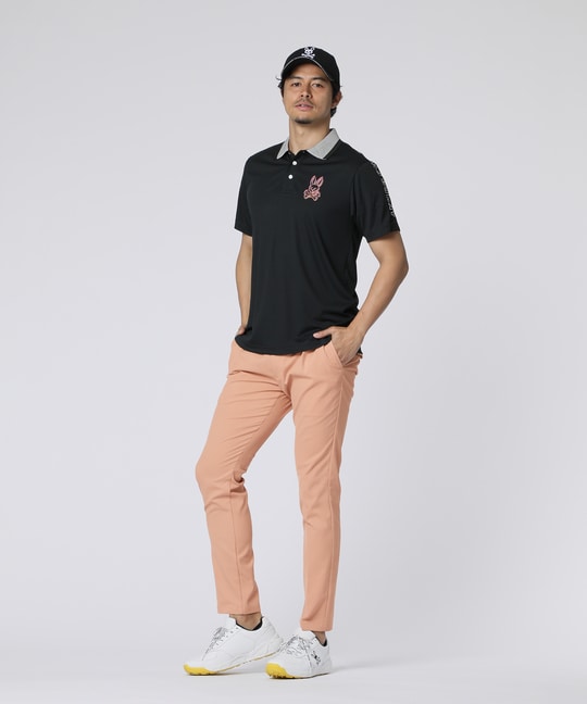 [GOLF] 3Dカラーロゴ ショルダーライン ポロシャツ