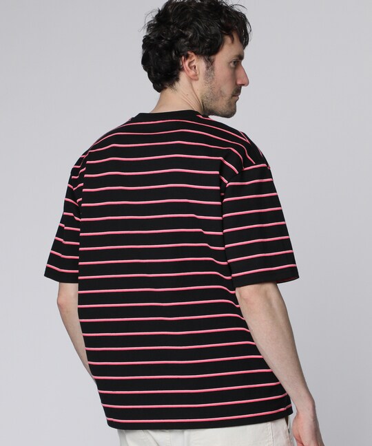 リラックスフィット ボーダーTシャツ