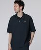 Dot Airメッシュメランジポロカラーシャツ