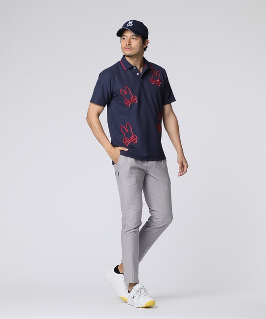 [GOLF]ビッグバニーロゴ エンブロイダリーポロシャツ