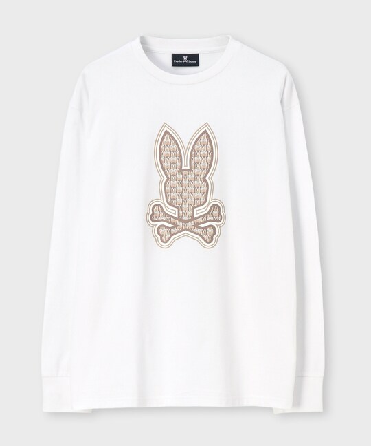 ロングスリーブ ラバーマイクロバニーロゴTシャツ