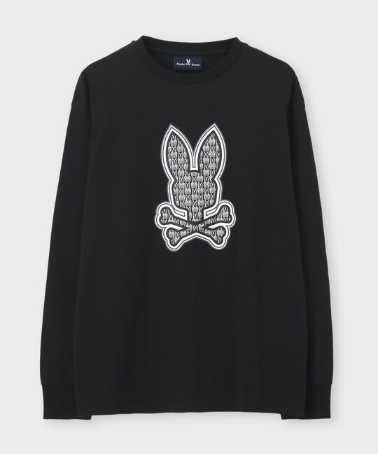 ロングスリーブ ラバーマイクロバニーロゴTシャツ