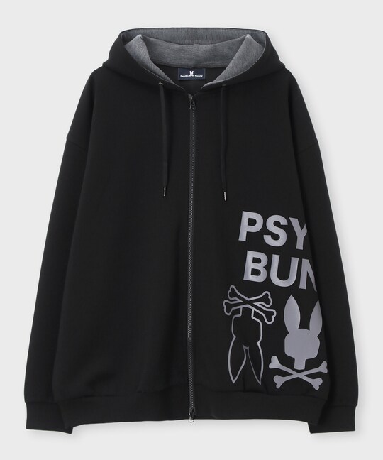 [WEB限定]ダンボール サイドロゴワイドジップパーカ