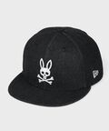 NEWERA® ブラックデニムキャップ