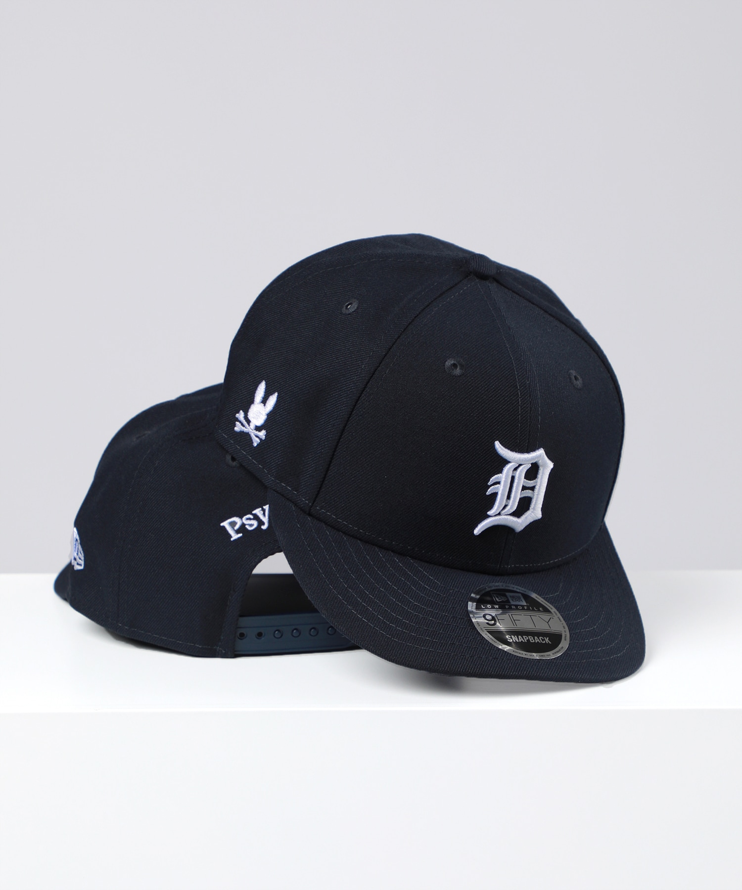 Psycho Bunny NEW ERAコラボ NEW ERA MLBコラボキャップ LP 9FIFTY（DET）｜Psycho Bunny｜サイコ
