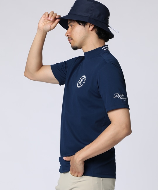 [GOLF]サークルロゴテック UVモックネックTシャツ