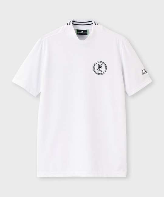 [GOLF]サークルロゴテック UVモックネックTシャツ
