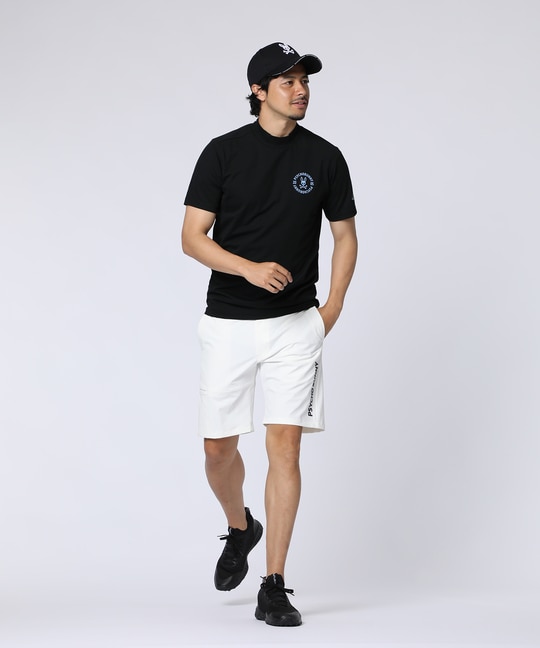 [GOLF]サークルロゴテック UVモックネックTシャツ