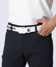 [GOLF］3Dロゴ シンセティックレザー ベルト