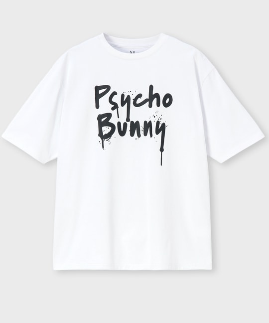 スプラッターロゴ リラックスフィットTシャツ