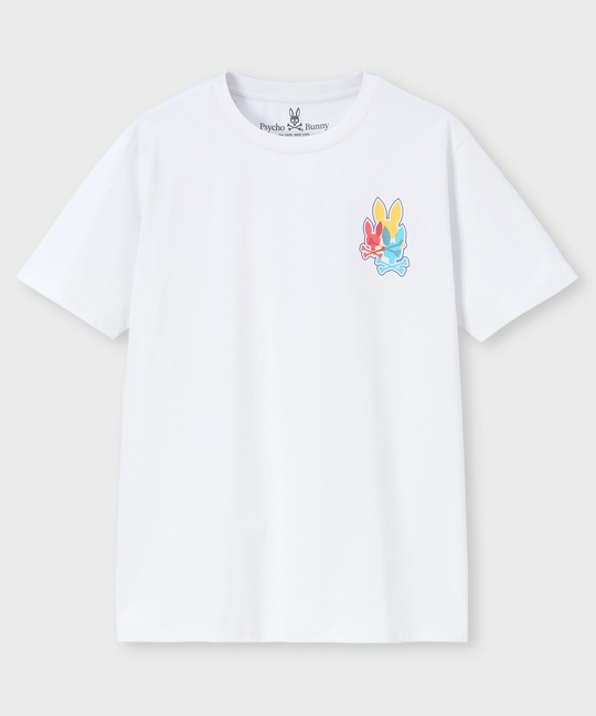 マルチカラーBUNNYワンポイントTシャツ