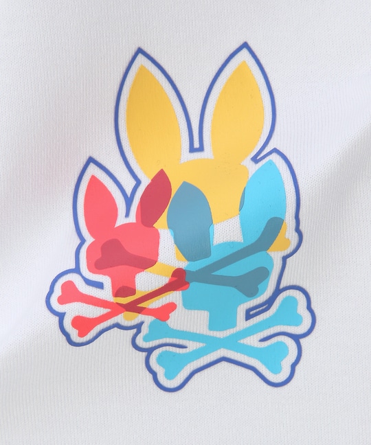 マルチカラーBUNNYワンポイントTシャツ