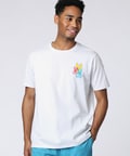 マルチカラーBUNNYワンポイントTシャツ