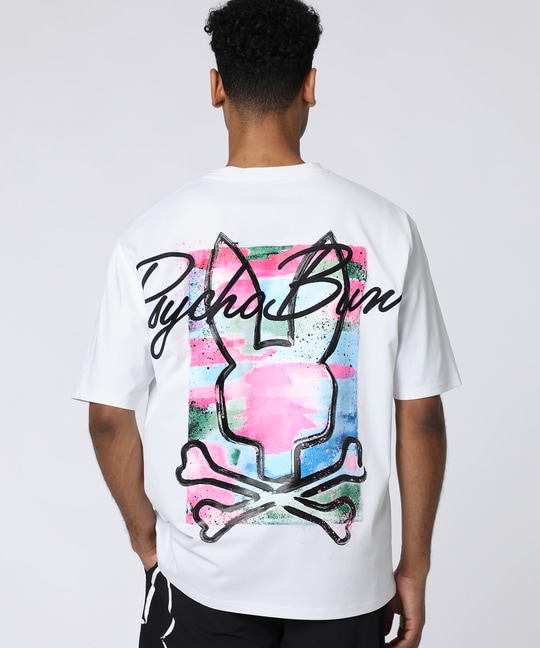 ポップアートバックプリントTシャツ
