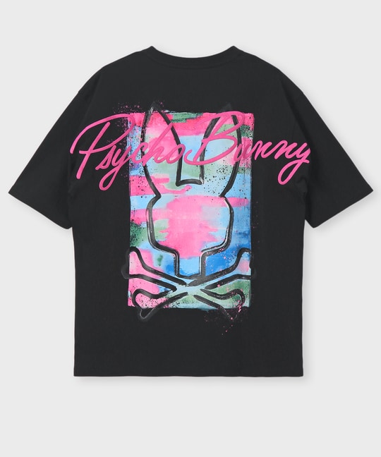 ポップアートバックプリントTシャツ