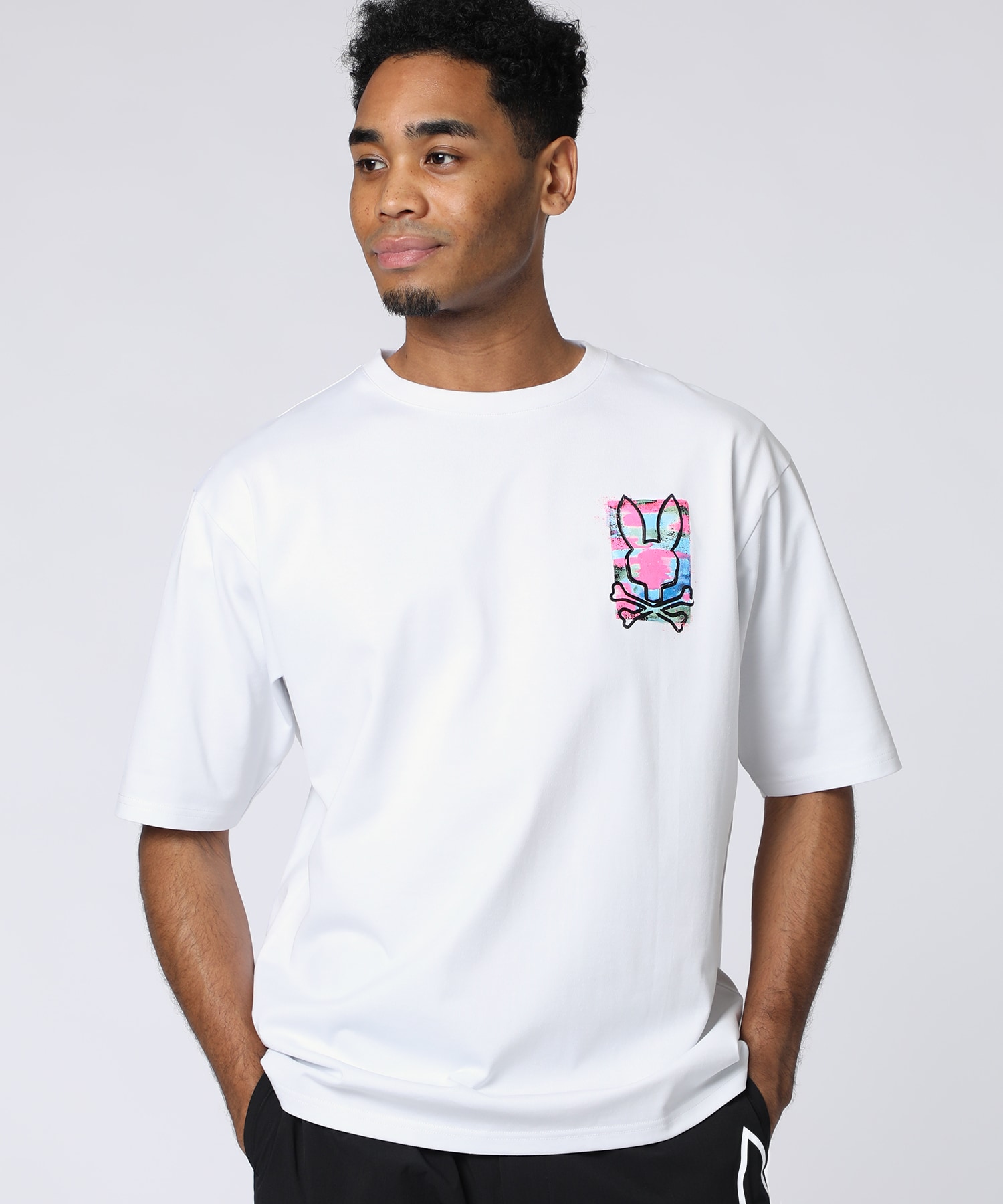 ポップアートバックプリントTシャツ｜Psycho Bunny｜サイコバニー 公式