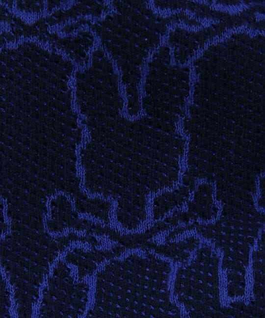 ジャガードBUNNY ニットポロシャツ