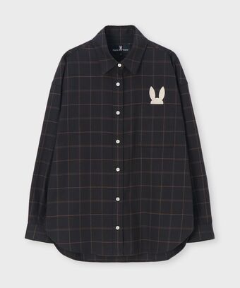 [WOMEN]ビエラチェック ポケットバニーシャツ
