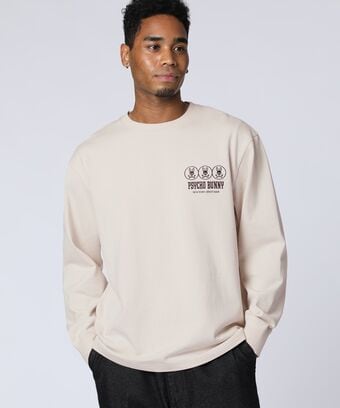 トリプルバッジバニー　 ロングスリーブTシャツ