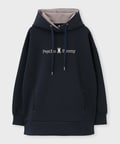 [WOMEN]ダンボールニット サイドジップ フーディー
