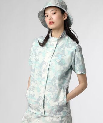 [GOLF][WOMEN]ドットエアー カモバニー 　半袖ブルゾン