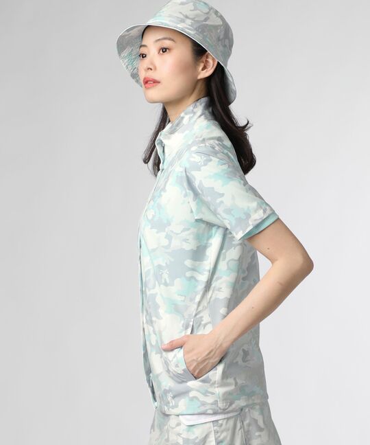 [GOLF][WOMEN]ドットエアー カモバニー 半袖ブルゾン