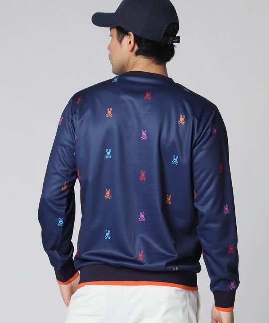 [GOLF]カラフルロゴパターン 裏起毛 スウェット
