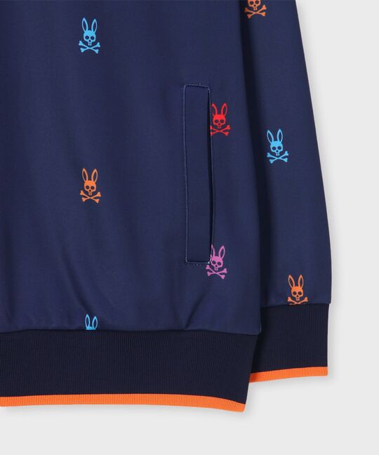 [GOLF]カラフルロゴパターン 裏起毛 スウェット