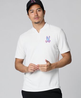 [GOLF]ハーフジップ 　ヘンリーネックTシャツ