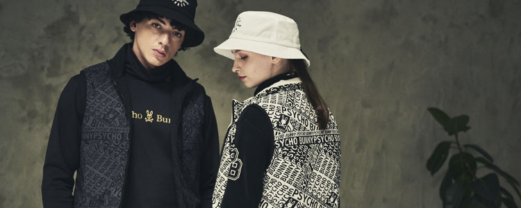 サイコバニー［GOLF］DotAir オリジナル総柄プリント　セットアップ　L サイコバニー［GOLF］DotAir オリジナル総柄プリント