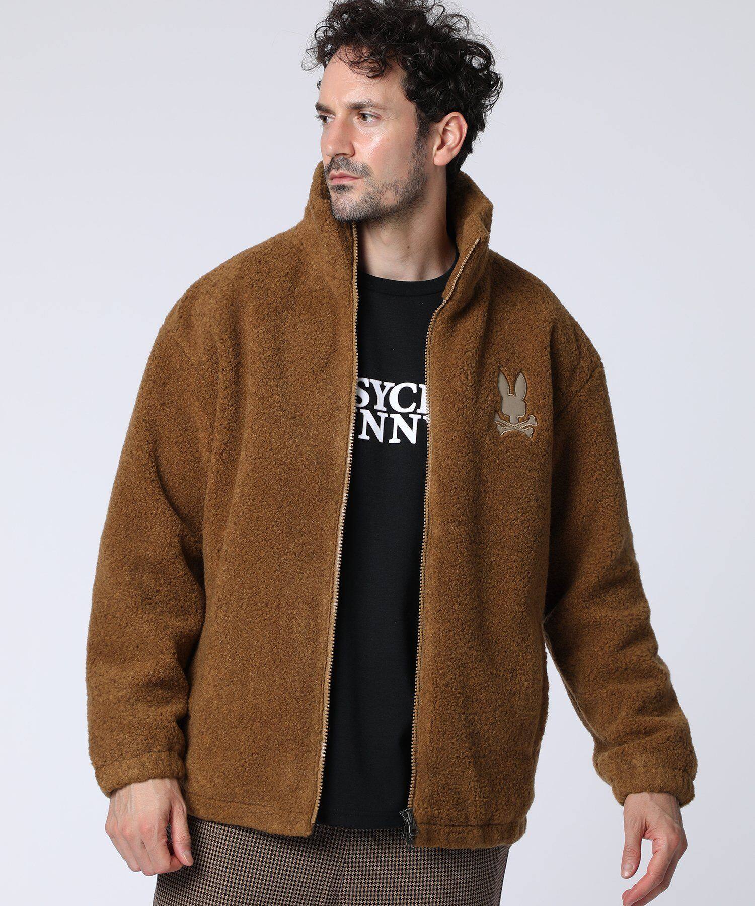 【サイコバニー】人気ロゴマーク×ボア生地 蓄熱 長袖ゴルフブルゾンジャケットXL Psycho Bunny Online Shop ｜Psycho Bunny｜サイコバニー 公式